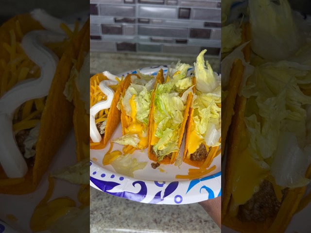 Dorito Tacos😌#fyp#tacos#simple#cooking#foodie#food #sub#like#night#doritos#eating#comment#fypシ゚#mom