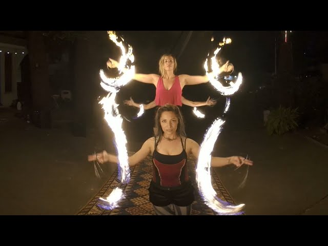 20 MINUTES OF FIRE DANCING IN VR!