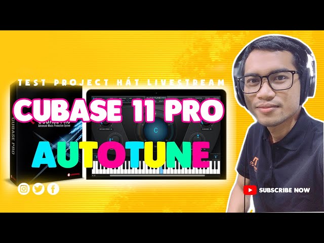 PHAN DUY ANH - TỪNG YÊU - Hát Với AUTOTUNE Cực Hay | Tiếng Vang Audio Test Project Cubase 11