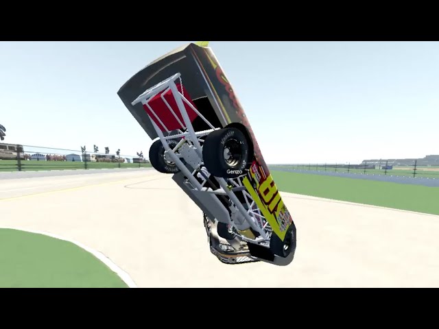 Late Model Stock Car Blowovers at Talladega - BeamMP - BeamNG.drive