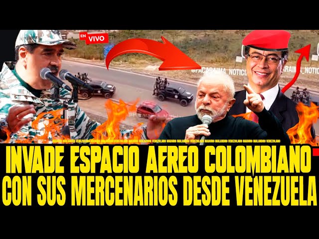 🔴URGENTE! MADURO RETA A BRASIL Y COLOMBIA PISANDO SUELO SOBERANO EXTRANJERO