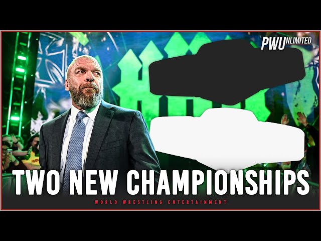 Triple H Reveals Two New WWE Championship Belts