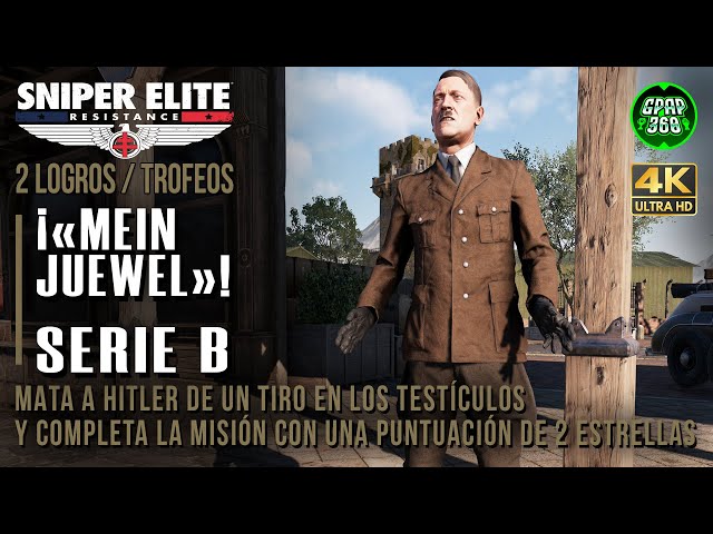 Sniper Elite: Resistance (DLC) | 2 Logros / Trofeos: Mein Juewel y Serie B (Testículos de Hitler)