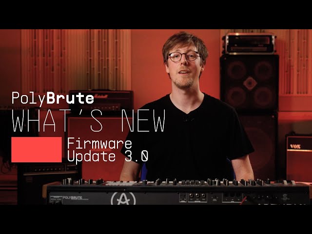 What's New? | PolyBrute - Firmware 3.0