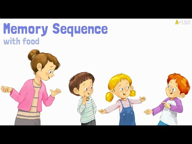 Memory Sequence with FoodㅣClass GameㅣOpen Up