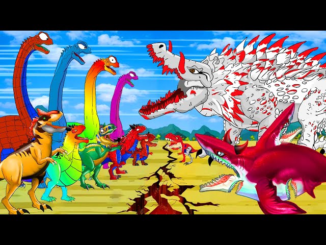 DINOSAURS Face Off Against Sharks in EPIC Battle