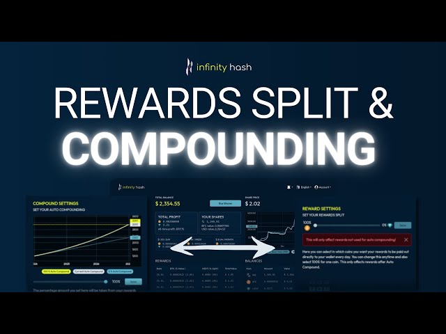 How To Configure Rewards Split & Auto Compounding (🇬🇧 English) - Infinity Hash