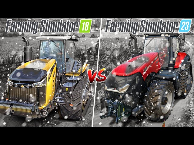 We Need a Winter Season ? Fs18 vs Fs23 Gameplay | Timelapse |