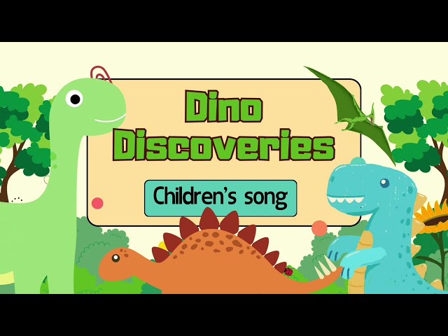 Dino Discoveries - A Fun Dinosaur Song for Kids #dinosaurs #kidssong