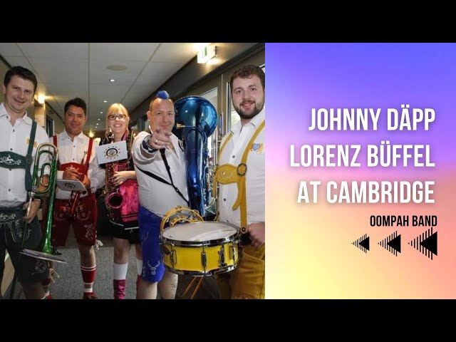 Johnny Däpp Lorenz Büffel at Cambridge