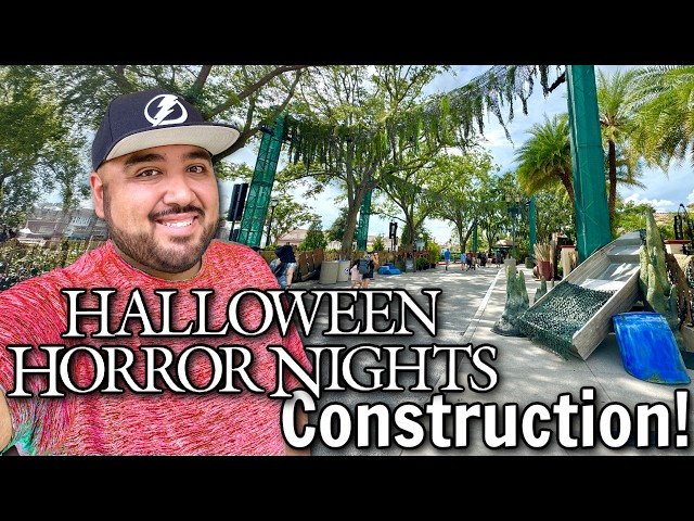 Halloween Horror Nights 2024 Construction Updates! Scare Zone Updates! Less Than 1 Month Away!