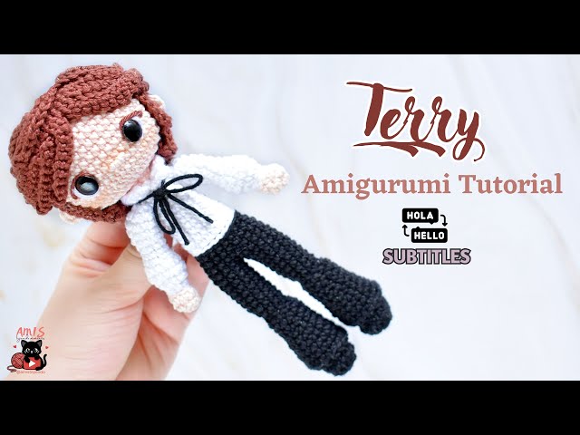 How to Crochet Terry Amigurumi Tutorial | Candy Candy | ENG/SPA Subtitles