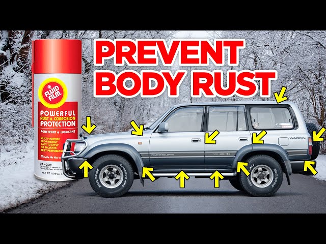 How to: Prevent Rust on Vehicle Body with Fluid Film Aerosol:Toyota 80 Series Land Cruiser