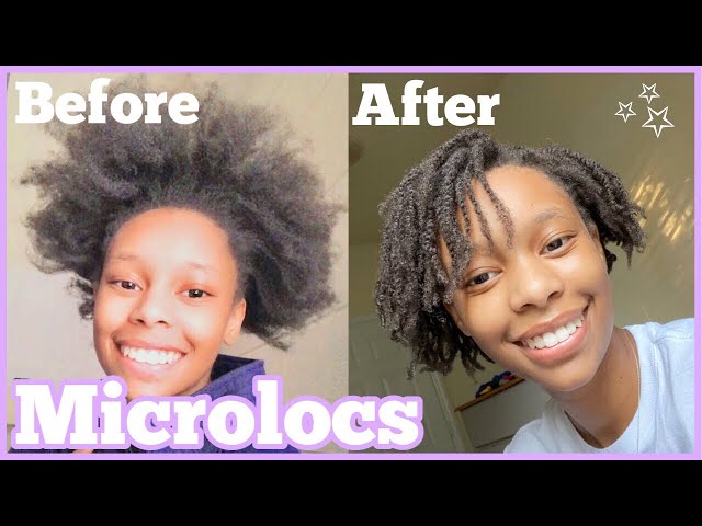 Microlocing my hair diy *EASY*