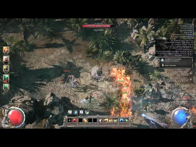 Path of Exile 2 Beta - T6 Expedition, Molten_Skellies (Minion Witch build)