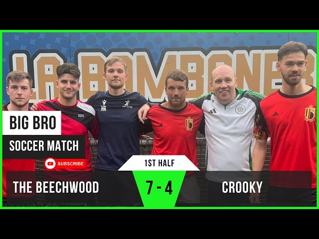 1st Half | The Beechwood 7 - 4 Crooky | Big Bro Soccer | 5-a-side | OOR WULLIE OUTSTANDING!