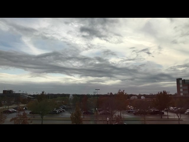 Gravity Wave Clouds Time-Lapse - Norman, OK - 12/2/2016