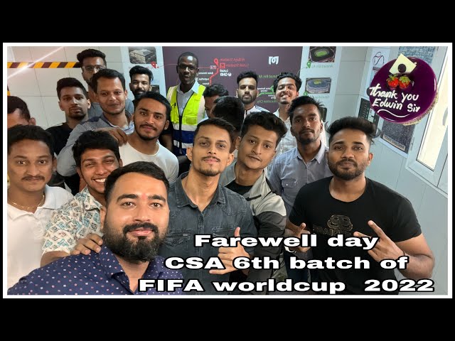 DOHA METRO | CSA | FIFA WORLD CUP 2022 | CUSTOMER SUPPORT TEAM | Qatar | FAREWELL DAY |