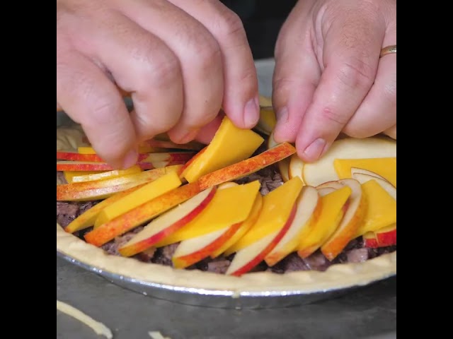 Test Kitchen: Sirloin Apple Cheddar Pie #shorts