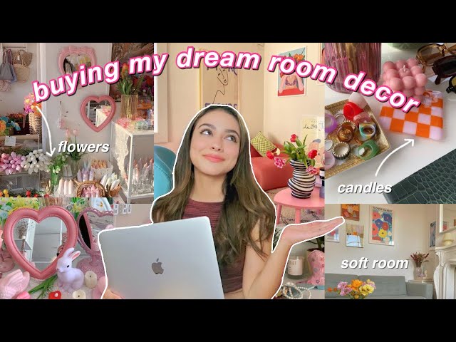 Buying my DREAM ROOM decor + online shop with me *danish pastel*