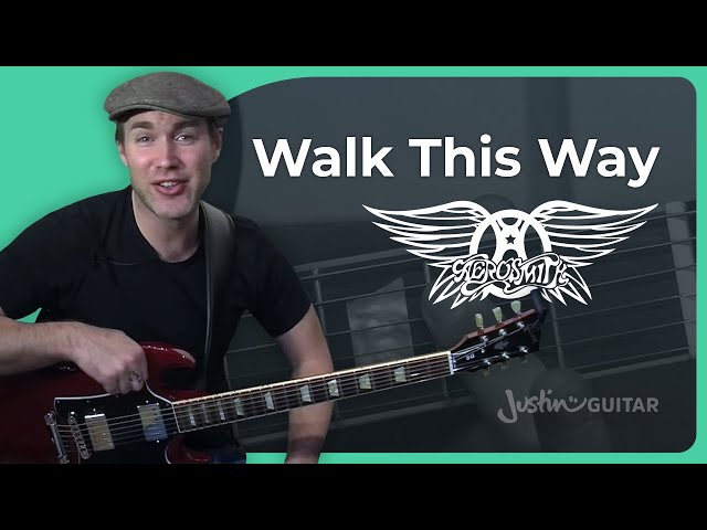 How to play Walk This Way by Aerosmith | Guitar Lesson