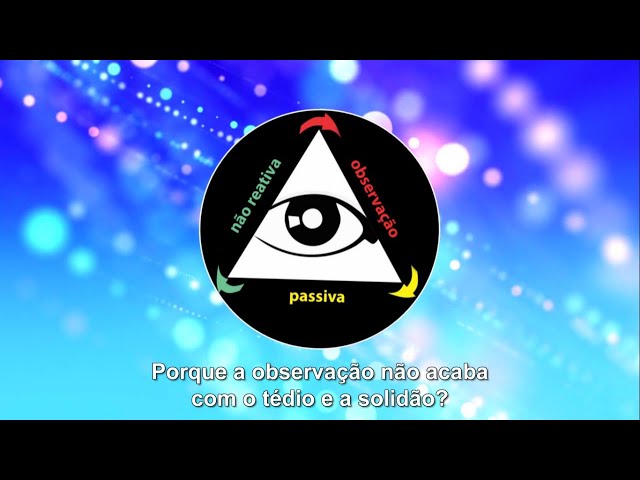 Porque a observação não acaba com o tédio e a solidão? - Parte 1