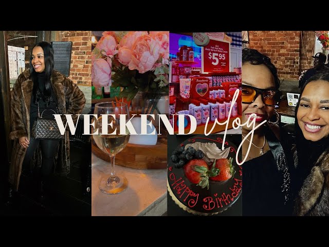 SPEND A BUSY WEEKEND WITH ME | FUN GIRLS NIGHT OUT, SHOPPING VALENTINE'S DAY SALE, HAUL, FAMILY TIME