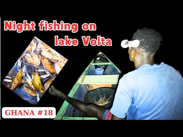 Night Fishing with Locals on Lake Volta | #fishinglife #africa #solotravel