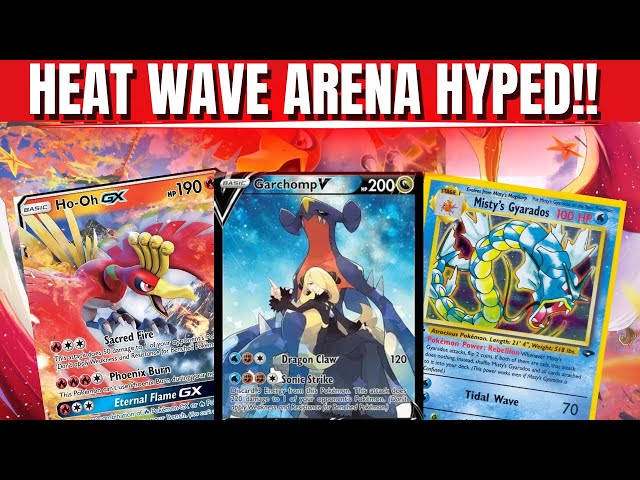 I'm HYPED: Pokemon Heat Wave Arena Set Preview