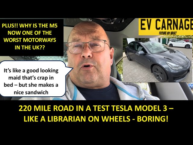 TESLA MODEL 3 220 MILE ROAD TRIP - WITH A STARTLING ANALOGY!!!