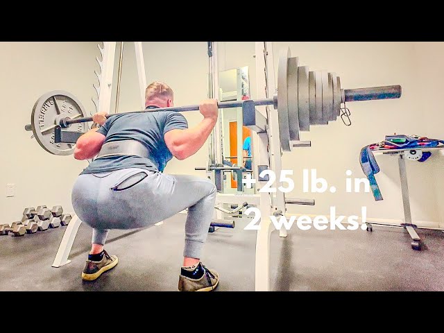 340 lb. Squat Personal Record (+25 lb. in 2 weeks)