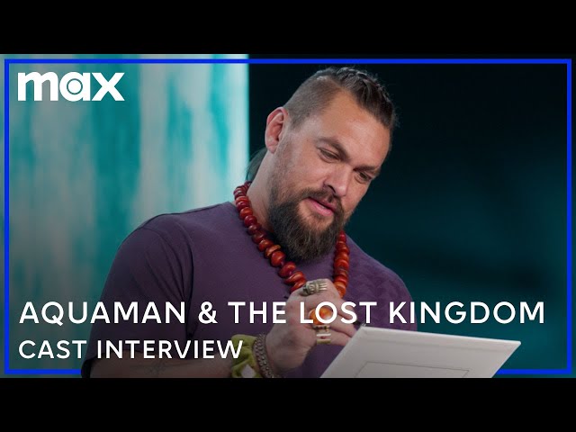 Jason Momoa & Patrick Wilson Try Painting Each Other | Aquaman & The Lost Kingdom | Max