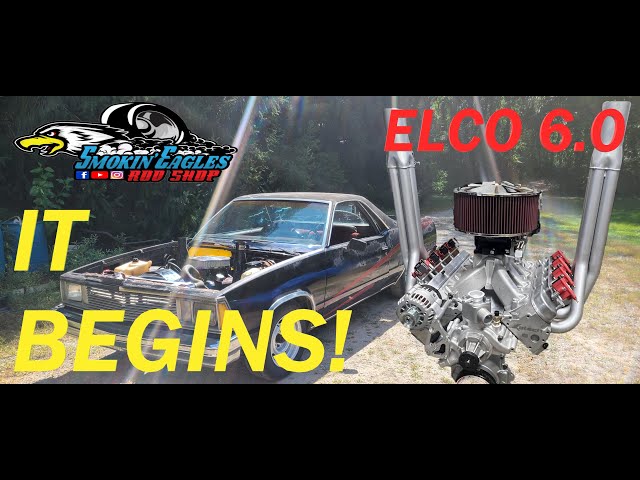 6.0 LS El Camino Burnout build begins! #lsswap  #elcamino #gbody