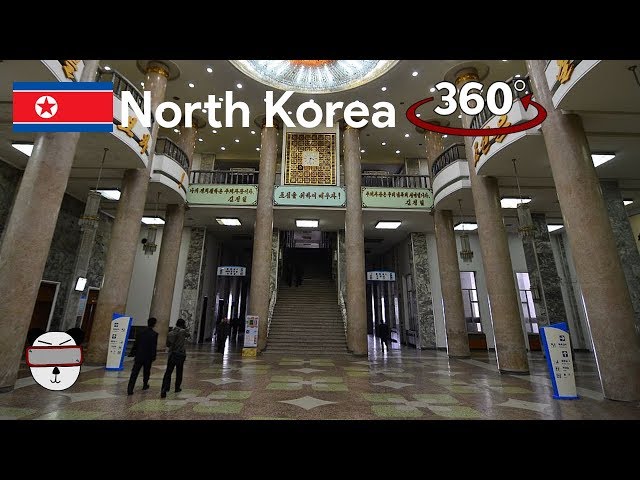 🇰🇵 360° Inside North Korea: People's Library (인민대학습당) | Pyongyang, North Korea