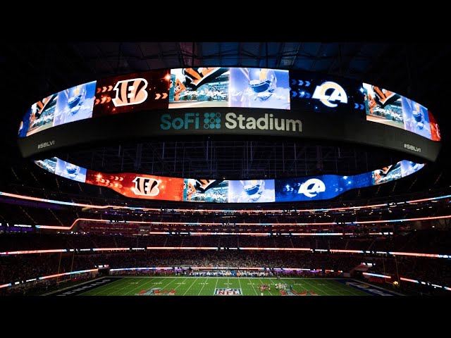 Incredible SoFi Stadium scoreboard built in Utah