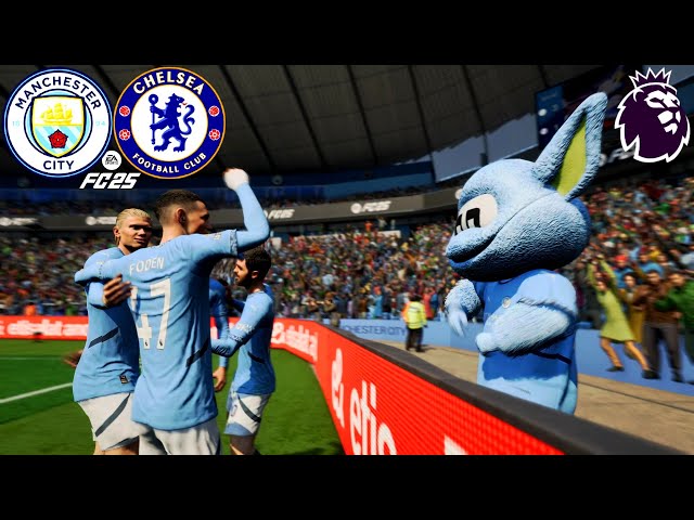 FC 25 - MANCHESTER CITY VS CHELSEA FC - PREMIER LEAGUE 24/25 - ETIHAD STADIUM -ULTRA REALISM 4K