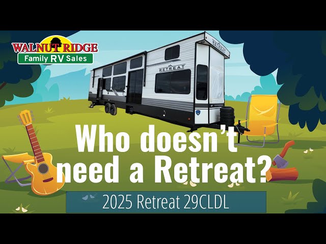 Discover Luxury Living with the 2025 Retreat 39CLDL Destination Travel Trailer