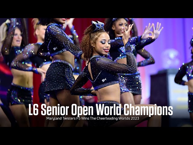 Maryland Twisters - F5 | L6 Senior Open Worlds Champions | The Cheerleading Worlds 2023