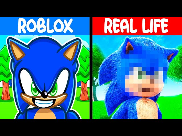 Sonic Turns REALISTIC In Roblox!