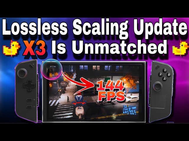 Lenovo Legion Go Lossless Scaling X3 Triple FPS Game Changer | Who Needs AFMF & We Have This!