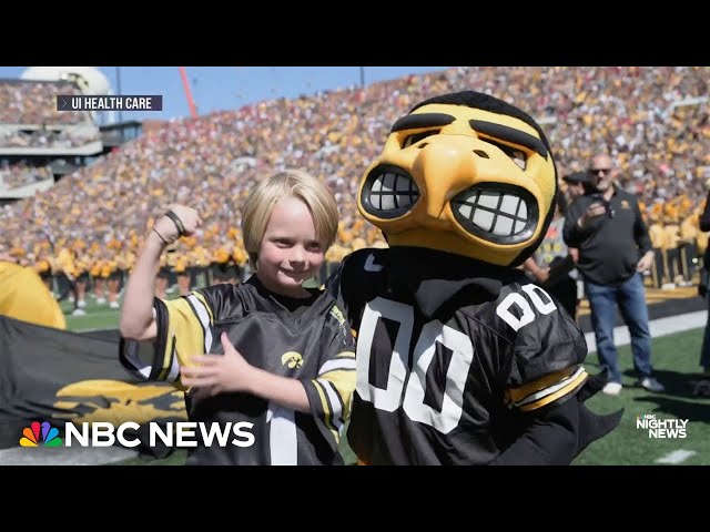 The heartwarming Iowa Hawkeye Wave football tradition