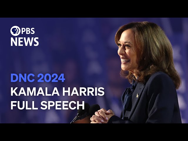 WATCH LIVE: Kamala Harris speaks at 2024 Democratic National Convention