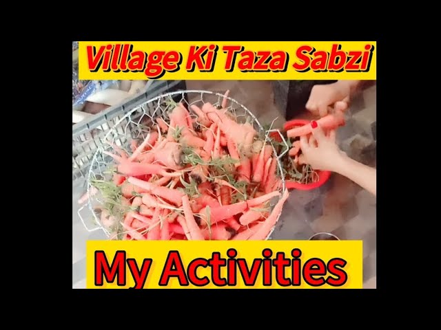 My Village life| My Village ki Subha swery Natural Taza Sabzi|AJ hm n nashty m MoLi wali Roti B'nai