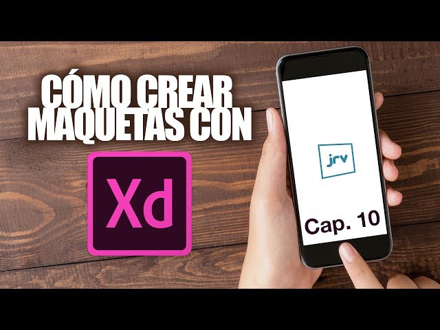 Cómo crear maquetas con Adobe Xd - Cap. 10 SVG