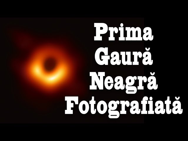 Prima Gaură Neagră Fotografiată (cu Cristian Presură)