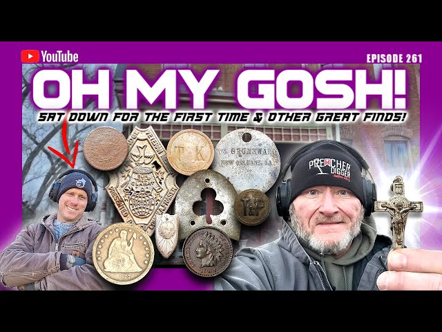 Oh My Gosh! | Sat Down for the First Time & Other great Finds | Metal Detecting 1800's Homes