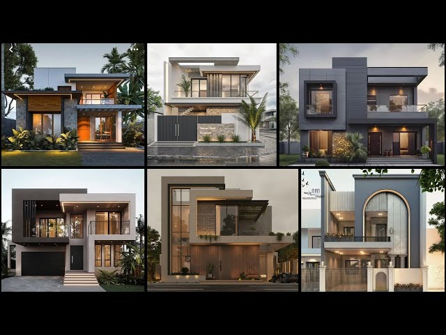 Top 70 House Front Elevation Designs 2025 | Modern Home Exterior & Front Facade Ideas