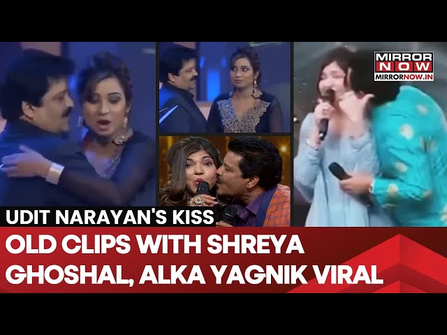 Udit Narayan Kissing Row: Old Videos Of Singer Kissing Shreya Ghosal, Alka Yagnik Resurfaces | Watch