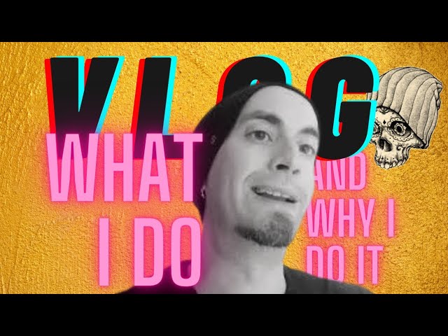 Vlog 2 - Me and my Day Job - What I do to help me towards my goals of being an independent muscian!