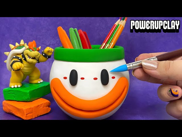 Making Bowsers Clown Car from Super Mario - Polymer Clay